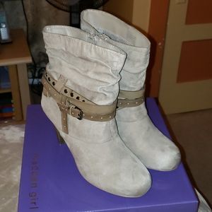Worn Once!! MADDEN GIRL Suede Booties